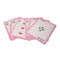 pink and white checkered cherry jumbo playing cards