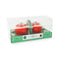 packaged tomato salt and pepper shakers with green leaf tray with handle