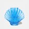 cobalt blue glass seashell vase