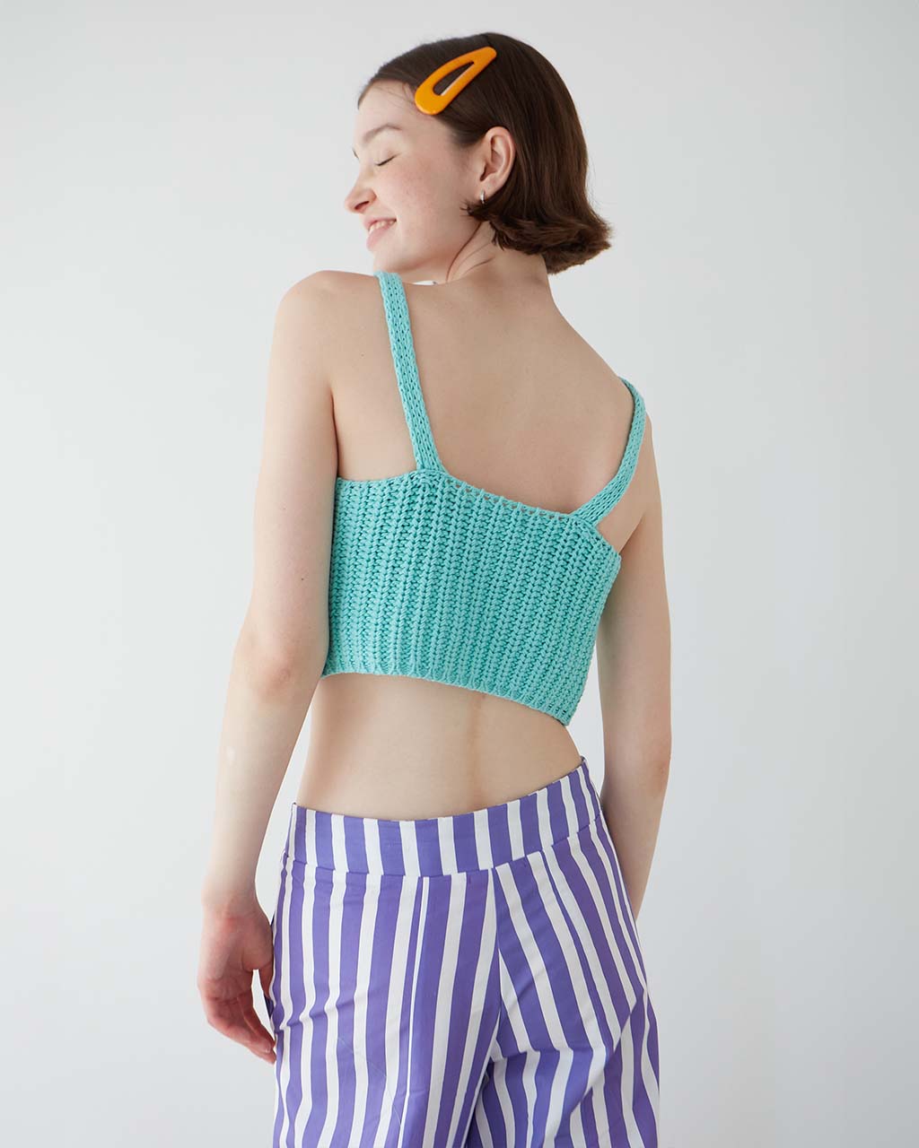 Mariquita Knitted Top - Aqua – ban.do