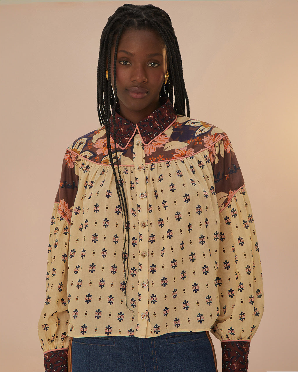 Burgundy Ainika Chill Blouse – ban.do