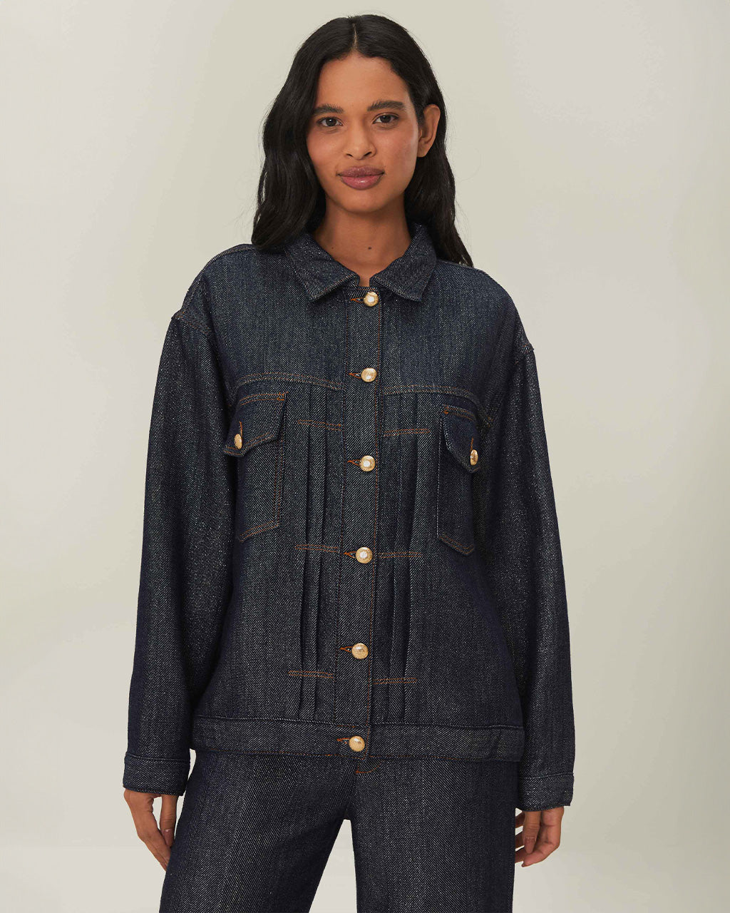 Denim Shine Jacket – ban.do