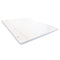 side view of white lined paper cheese tray