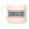 reverse side with cream coffee mug with red and blue subway tile 'NEW JERSEY' across the front