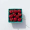 top view of set of 10 cherry shaped birthday candles