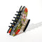 underside of orange and pink floral vintage lamp vintage hair claw