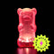 lit pink gummy bear night light