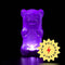 lit purple gummy bear nightlight