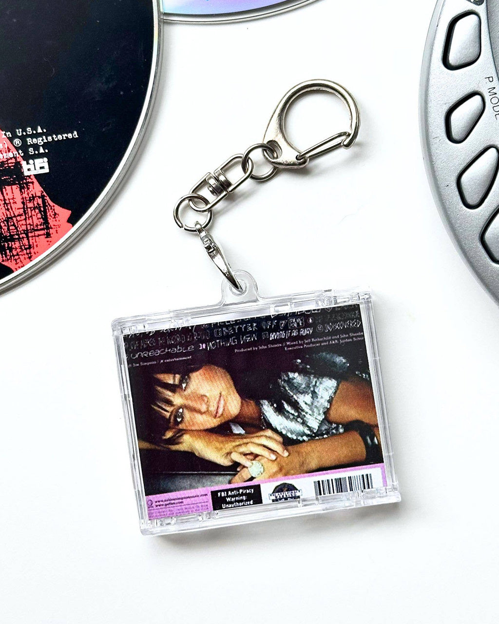 Hit Clips' Mini CD Case Keychain - Ashlee Simpson - La La – ban.do