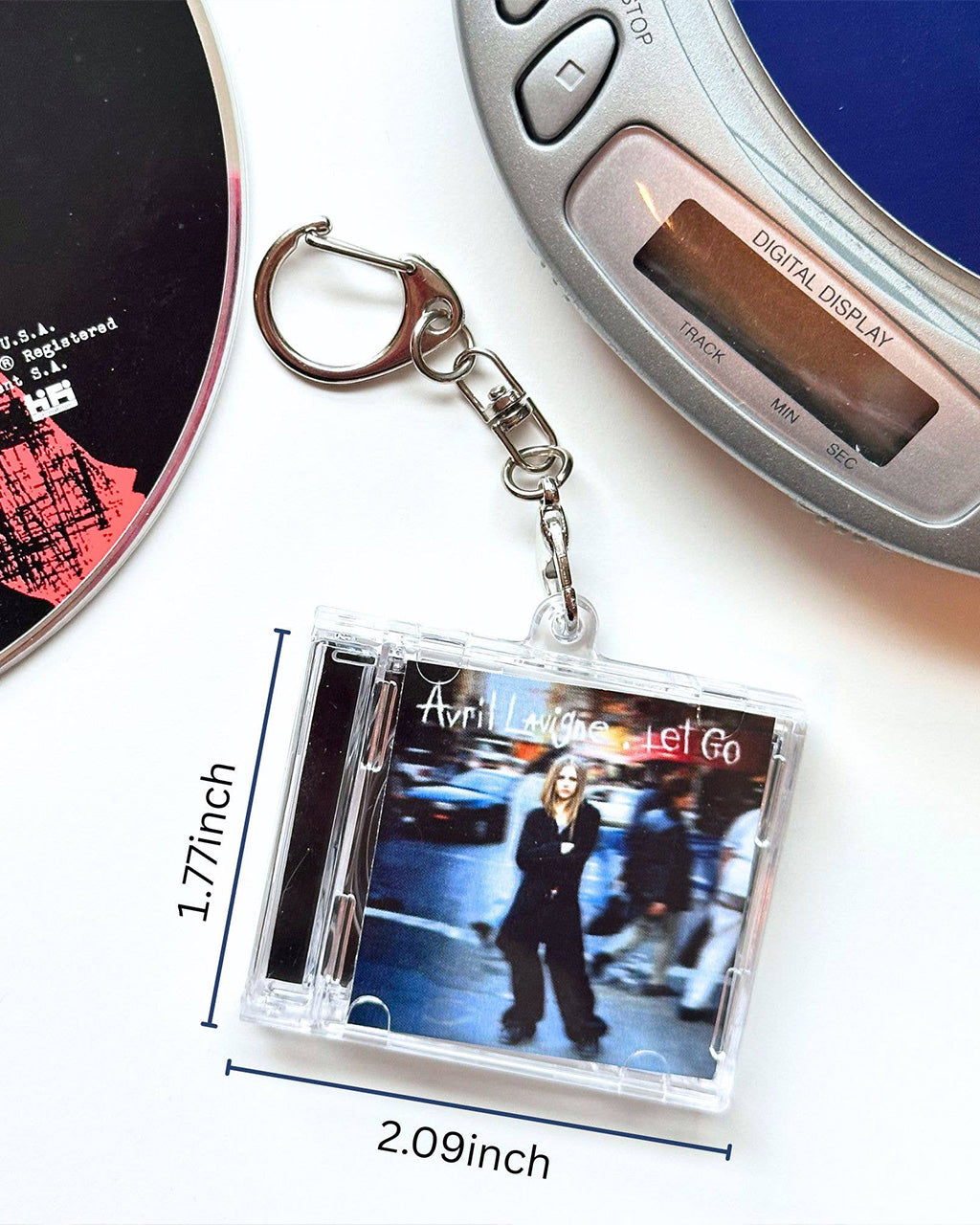 Hit Clips' Mini CD Case Keychain - Avril Lavigne - Sk8r Boi – ban.do