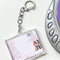 back view of josie and the pussycats mini CD keychain