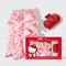 pink hello kitty heatless styling curlers and red hello kitty bow hair claw with box