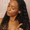 model using Moisturizing Argan Milk Leave-in Conditioner
