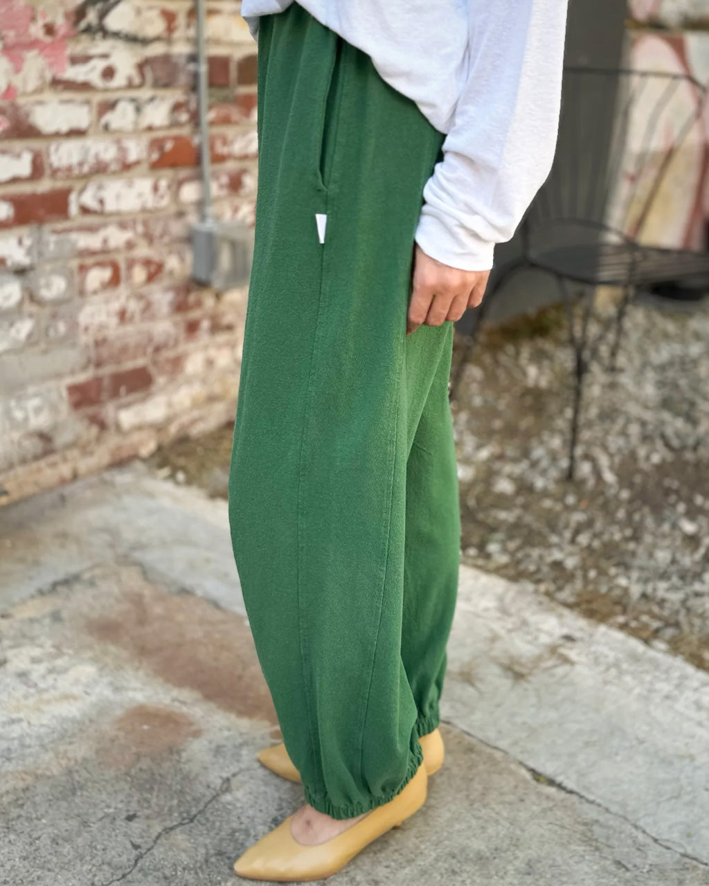 Balloon Pants - Moss Green – ban.do