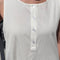 up close of henley button neckline