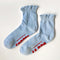 periwinkle ruffle socks