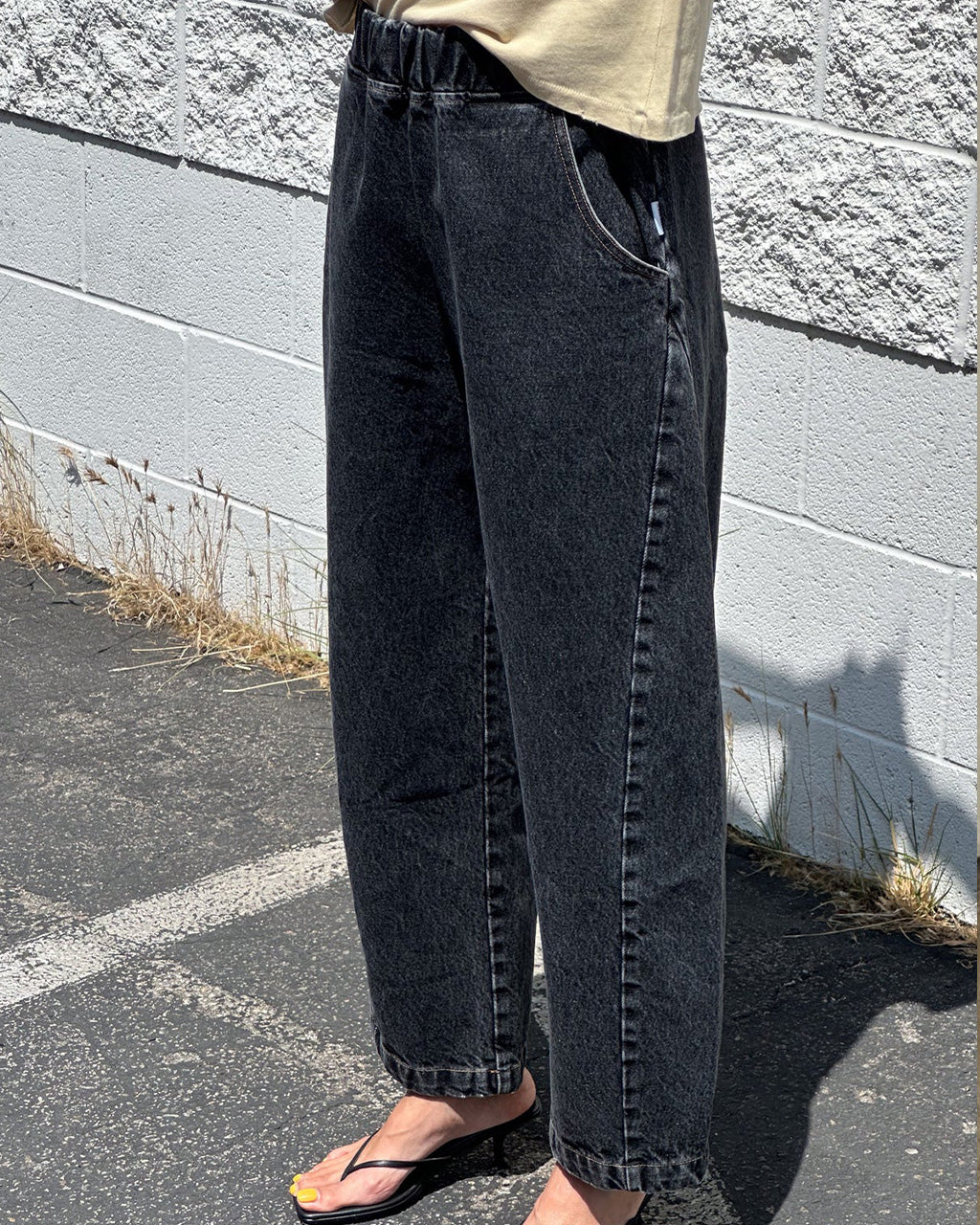 Arc Pants - Black Denim – ban.do