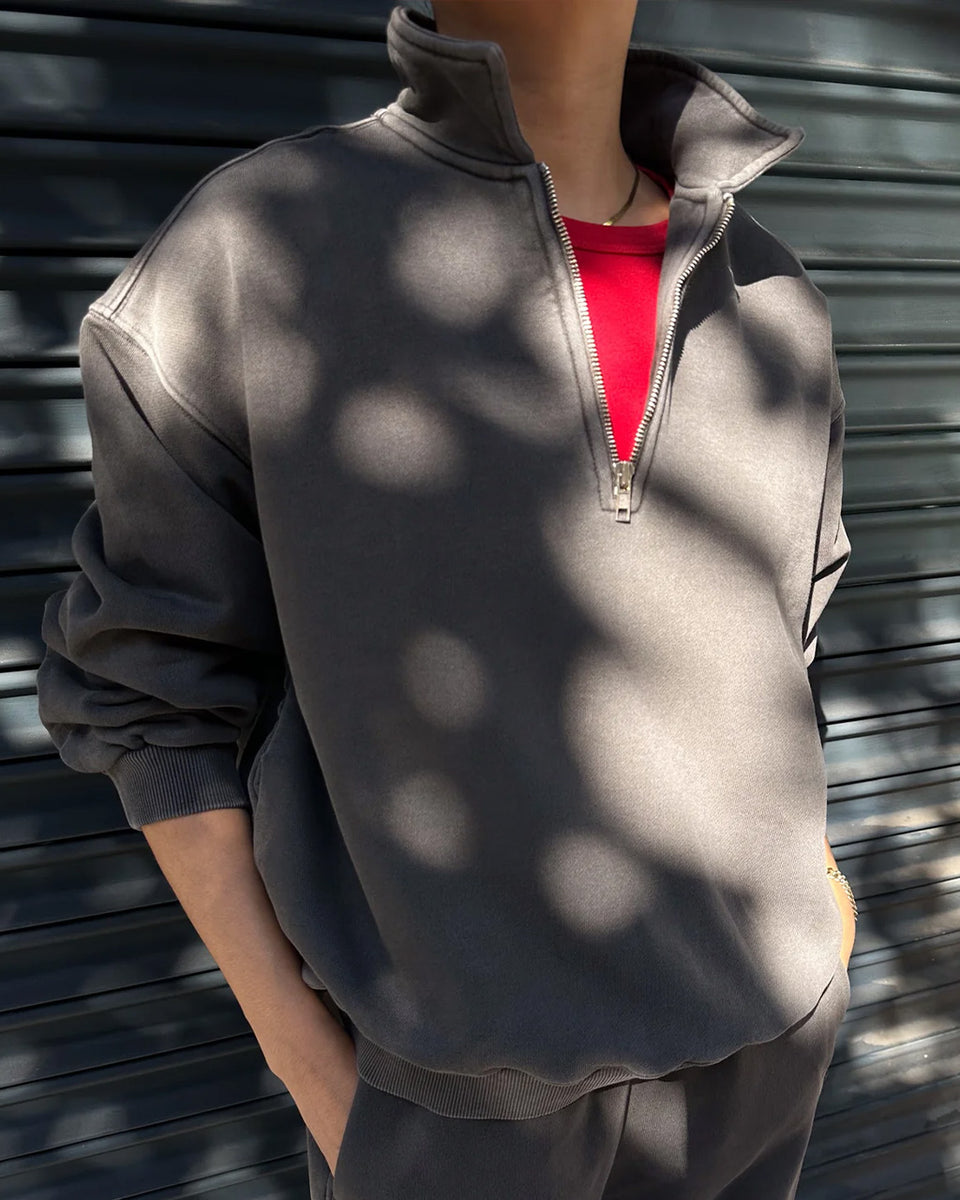 French Terry Noah Top - Coal – ban.do