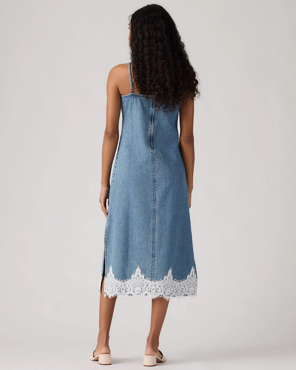 Levi's Women's 90s Denim Slip Dress - Blue - Size S