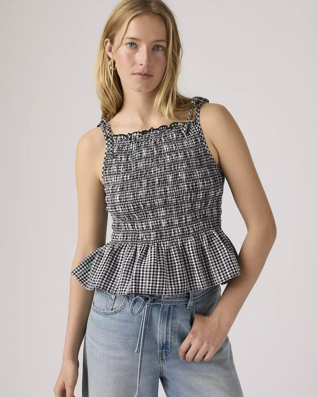 Monaco Blouse - Springtime Dobby – ban.do