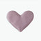 lavender back of multi-color heart shaped eye pillow
