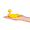 model holding silicone ducky egg mold