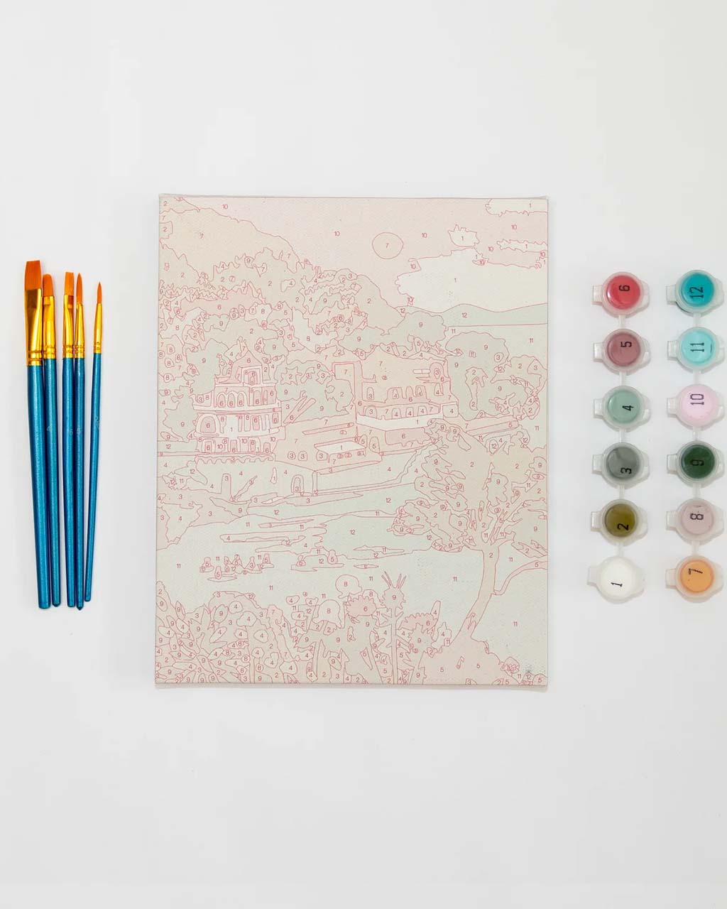 Pool Party - Mini Paint by Numbers Kit – aanabanana