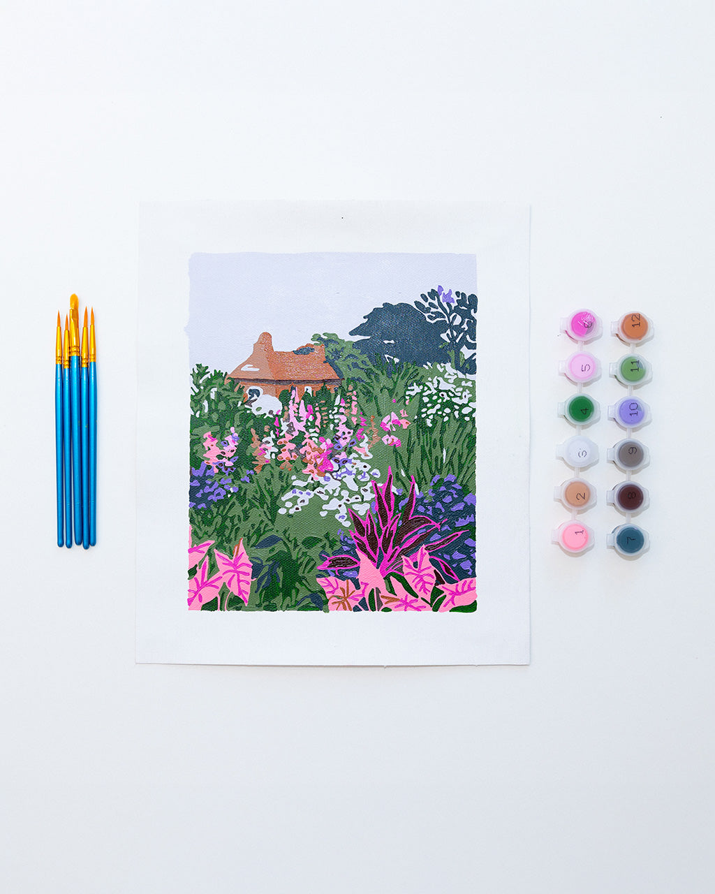 Mini Unframed Paint By Numbers - Lush Garden – ban.do