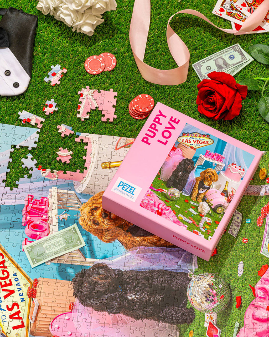 Puppy Love - 500 Piece Jigsaw Puzzle – ban.do