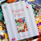 packaged 1000 piece puzzle with fun sleepover inspired graphic with a bowl of popcorn, magic 8-ball, snacks, games and phone