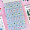 blue vintage star scrap page