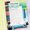 interior pages of pipsticks dream vision book with paper, stickers, and magic!