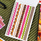 inside colorful borders of fall junk journal sticker book