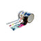 set of three colorful haricot vert washi tape rolls