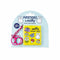 yellow miffy sticker book keychain