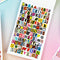 colorful letter stickers