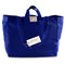 indigo blue cotton tote bag