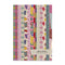 back view of junk journal cover of scrapbooking paper booklet