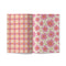 pink interior pages of pink whimsy floral scrapbooking paper booklet