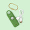 forest birdie personal security alarm with brass hanger and USB charger