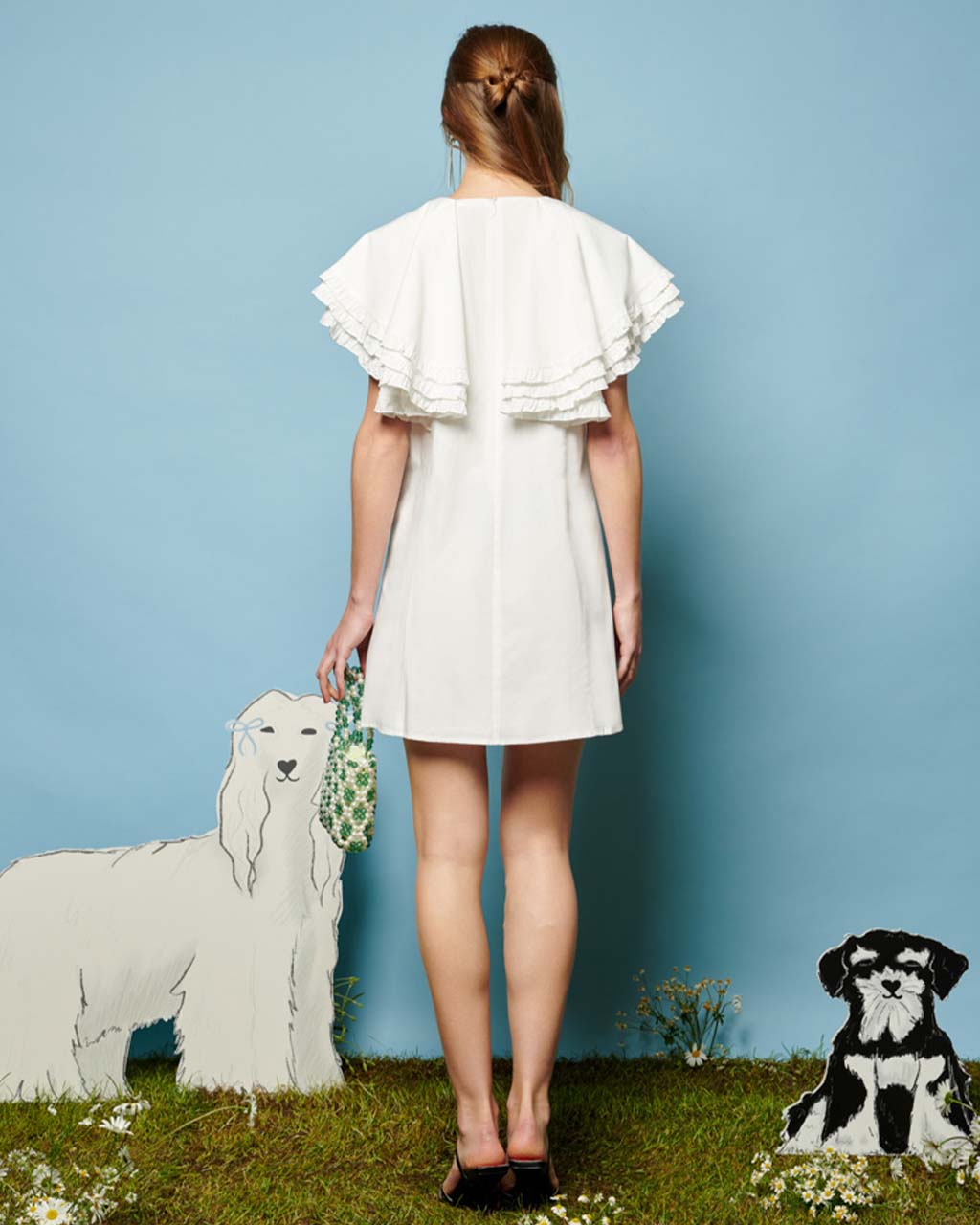 Collie Mini Dress - Pearled Ivory ban.do Collie Mini Dress - Pearled Ivory ban.do