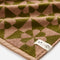 olive green and muted pink flower geometric bath towel