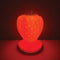lit strawberry silicone tap LED table light