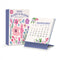 2026 plant and bloom desk calendar with easel stand and plantable seed calendar sheets