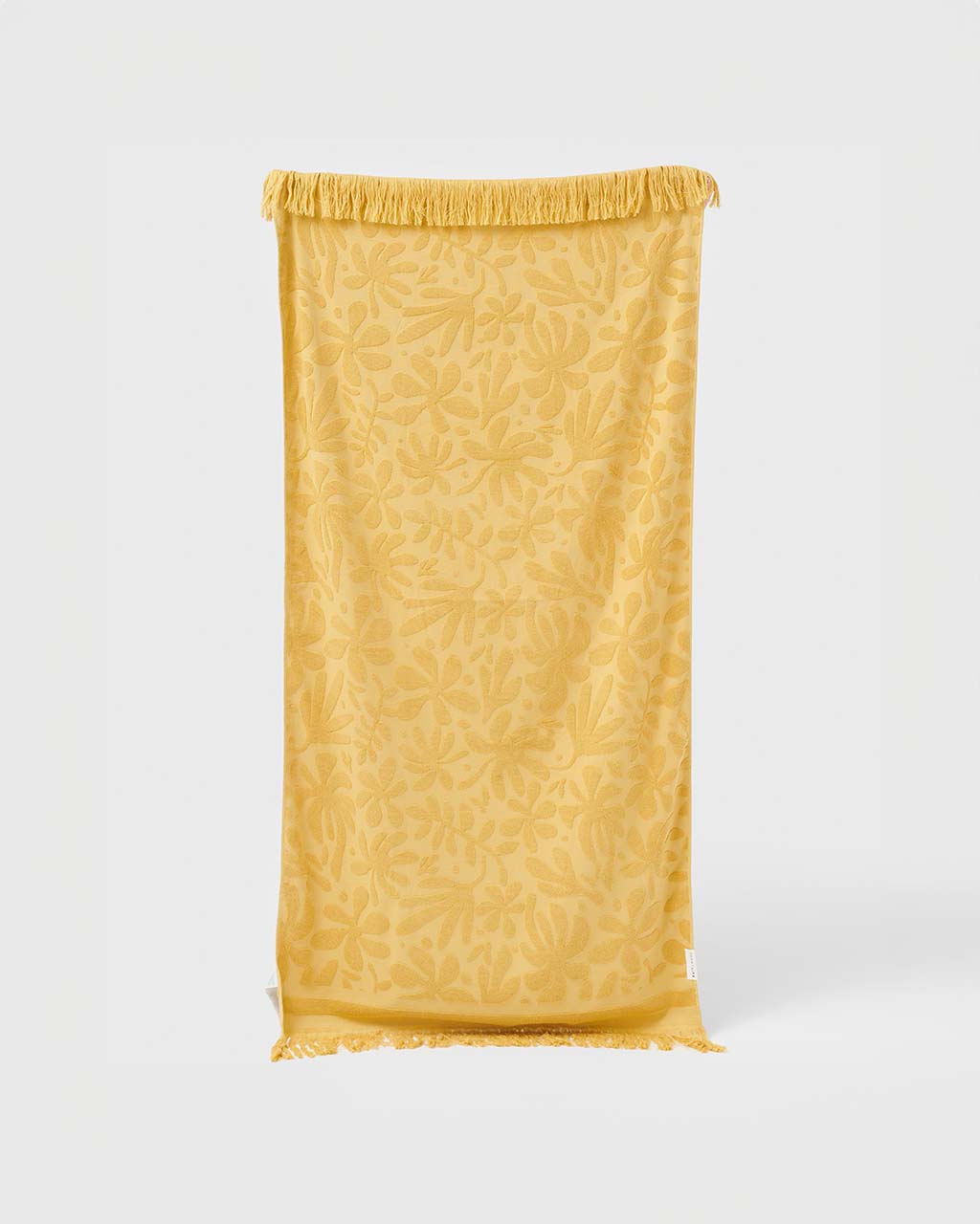 Luxe Towel Mango Bay Golden Mustard ban.do