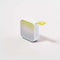 square yellow and blue ombre travel speaker