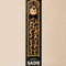 packaged cute plush dressed as a leopard and has a vintage circle face