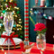 red and green nutcracker string lights