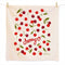 tea towel with all over cherry print and says 'cherry-o'