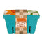 side view of packaged set of 2 hello sunshine tea towels